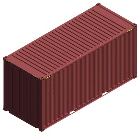 Autodesk Revit 2016 Shipping Container 20 Foot High Cube 3d Model