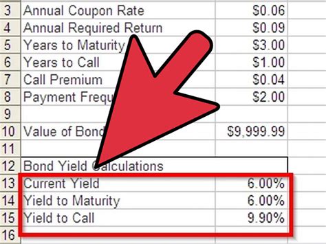 how to calculate bond yield in excel 7 steps with pictures