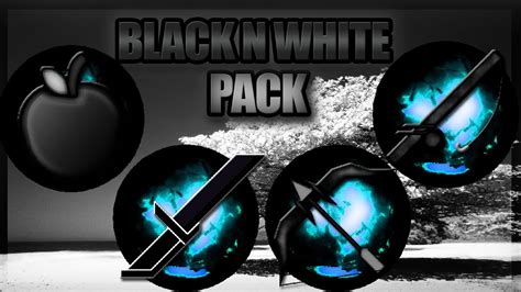 Minecraft Pvp Texture Pack L Black N White 1718 Youtube