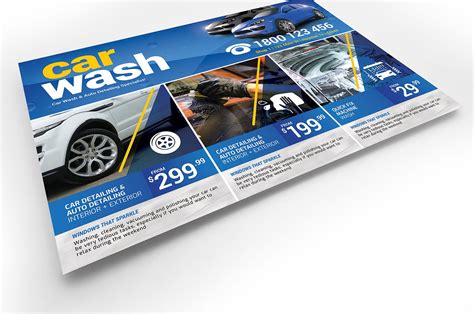 Car Wash Flyer Template V2 Psd Ai And Vector Brandpacks