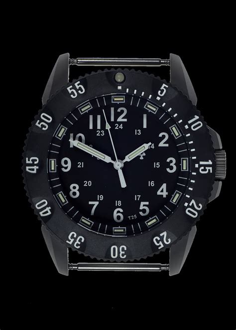 mwc p656 titanium tactical series watch with gtls tritium and ten year mwc military watch