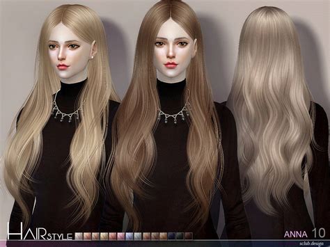 Woman Hair Long Hairstyle Fashion The Sims 4 P4 Sims4 Clove Share