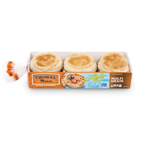 All orders are custom made and most ship worldwide within 24 hours. Thomas Light Multi-Grain English Muffins product | English ...