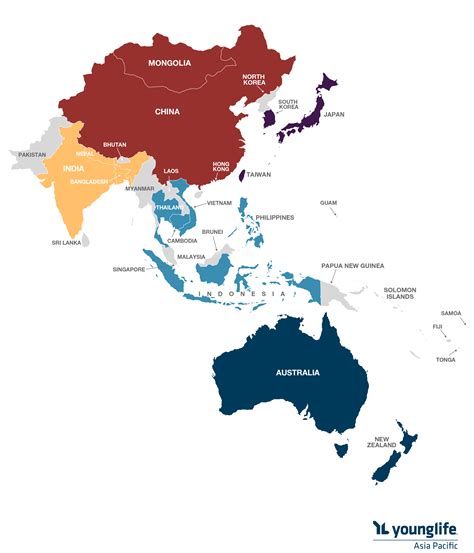 Asia Pacific Map Png