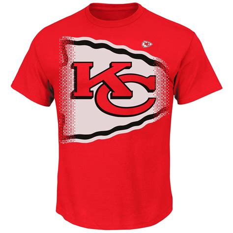 The most common chiefs merchandise material is glass. Men's Kansas City Chiefs Majestic Red First Quarter T ...