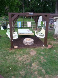 Porch swing around fire pit price, following is meant to add item whitmore wood projects freediycornerdeskplans. We love our fire pit swing. | Gardening | Pinterest | Swings, Fire table and Backyard