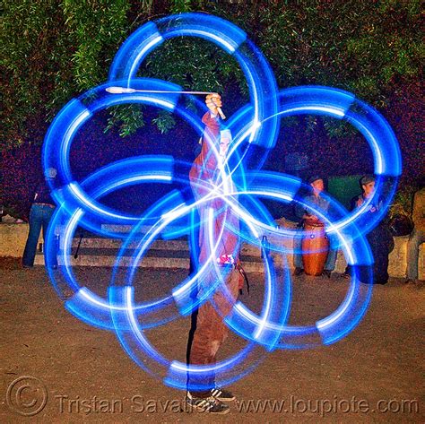 Spinning Led Light Poi Flowlights San Francisco