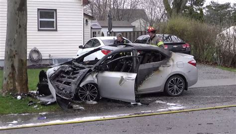 Niagara Falls Man Charged After Vehicle Crashes And Bursts Into Flames Chch