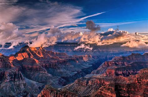 Color Explosion At Sunset On The North Rim Of The Grand Canyon Bright