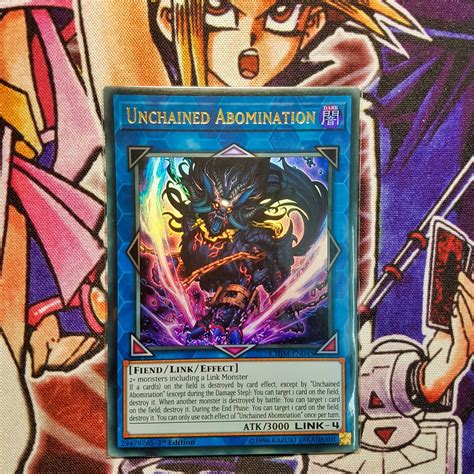 Thẻ bài Yugioh chính hãng Unchained Abomination CHIM Ultra rare
