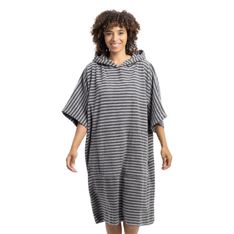 Homelevel Badeponcho Unisex Surf Poncho Aus Baumwolle Handtuch Für Jemidi24