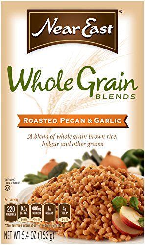 Cover and simmer over low heat for 35 minutes. Near East Whole Grain Blends Roasted Pecan Garlic with Brown Rice and Bulgur Pack of 12 Boxes ...