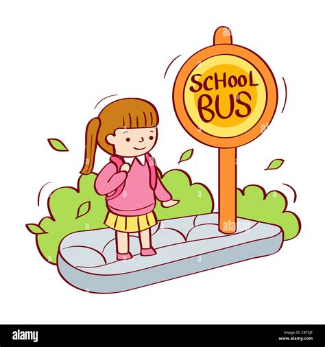 Schoolgirl Bus Telegraph