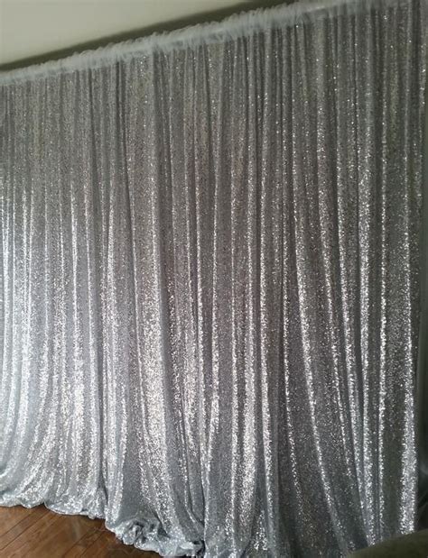 Silver Sequin Drape 10 X 10 125 From Party Works Of Louisville