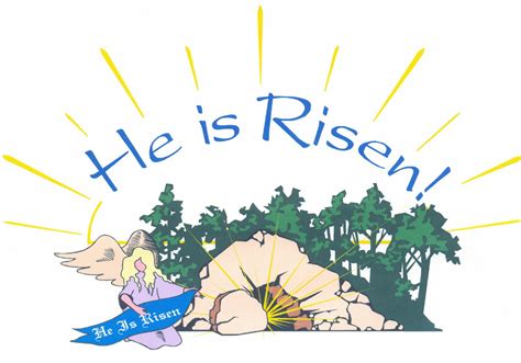 Download High Quality He Is Risen Clipart Bible Transparent Png Images