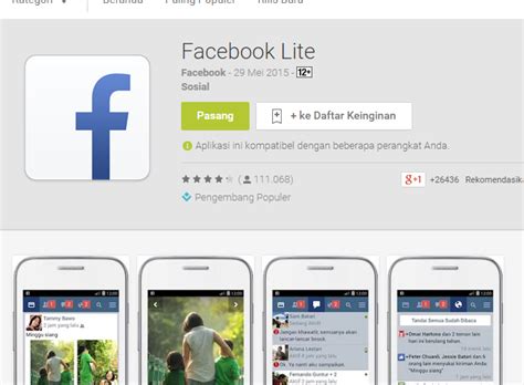 Facebook lite atau yang sering disebut dengan fb lite adalah aplikasi facebook sangat ringan dibandingkan dengan fb versi utamanya. Facebook Lite Dirilis Untuk Pengguna Smartphone Low End ...