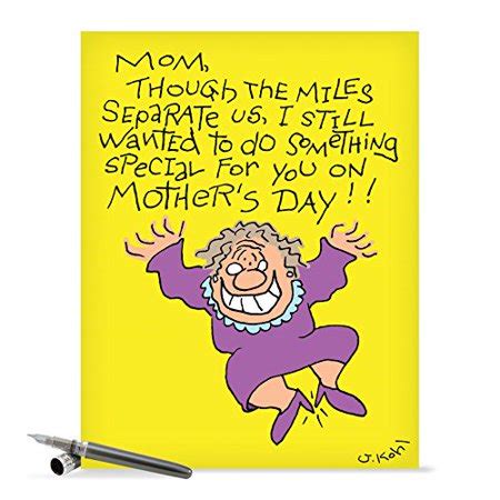 You may also like our messages for mother's day cards or quotes for mother's day! J0231 Jumbo Funny Mother's Day Card: Cleaned My Room, Extra Large Greeting Card With Envelope ...
