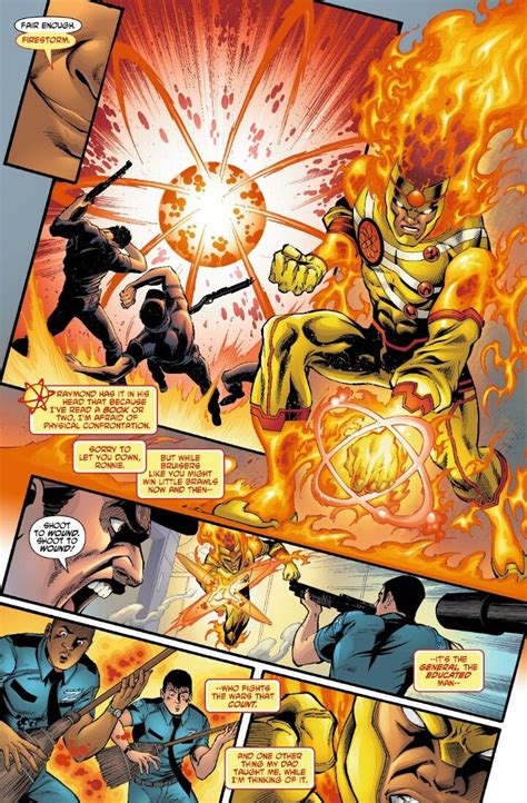 Firestorm Jason Rusch Firestorm Suit Dc Comics Comic Books Comic