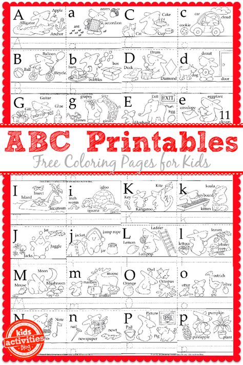 Learn To Write The Abcs With Free Kids Printables