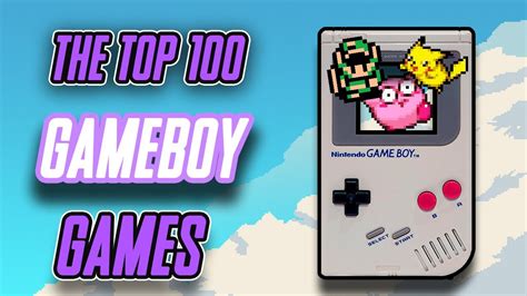 Top 100 Gameboy Games Youtube