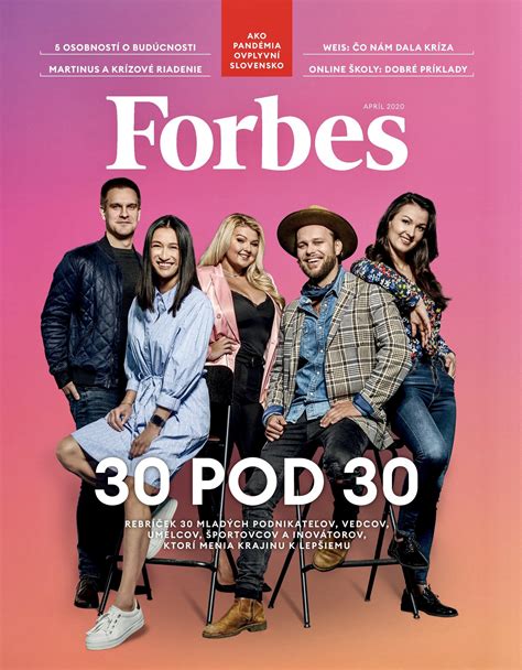 Forbes Magazine │30 Under 30 Slávka Zámečníková