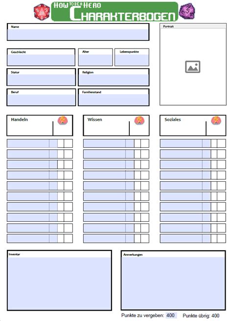 Im allgemeinen bezeichnet man mit dem begriff „charakterbogen im pen&paper rollenspiel einen zettel, auf dem die wichtigsten eigenschaften des gespielten charakters aufgeführt sind. 1. Standardbogen