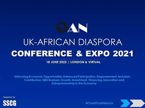 Oan Uk African Diaspora Conference 2021 Online June 10 2021