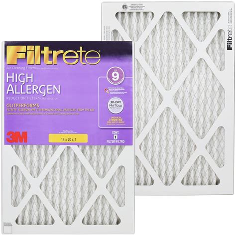 Air Filtrete 16x20x1 Ac Furnace Air Filter High Allergen 6 Pack
