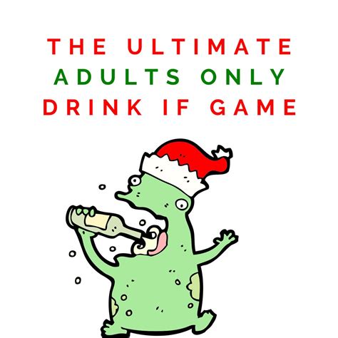 Adult Christmas Drinking Game Etsy
