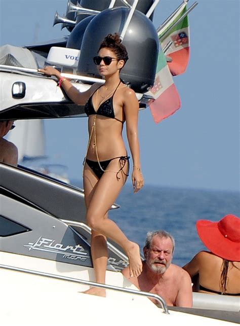 Vanessa Hudgens Frolics In The Sun With Friends On Board Yacht In Italy Celebs On Yachts