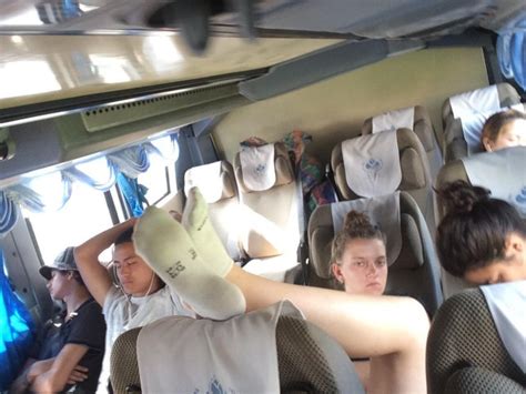 A Travellers Rancid Feet Caused Outrage On A Packed Bus In Thailand