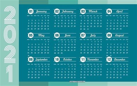 4 5 4 Calendar 2021 Image 2021 Calendar Calendar Calendar Template