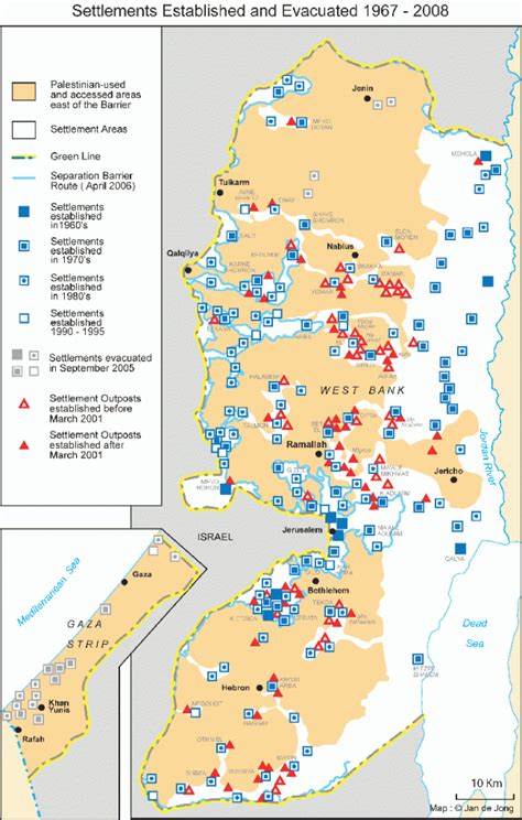 Fmepv18mapsettlements Foundation For Middle East Peace