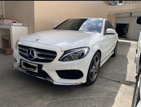 White Mercedes Benz C200 Amg 2015 For Sale 781910