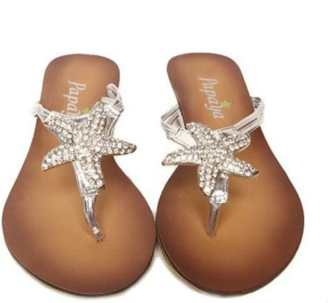 Rhinestone Starfish Starfish Sandals Wedding Shoes