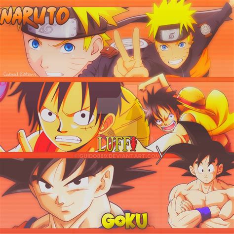 Goku Naruto Y Luffy Perfil By Guido889 On Deviantart