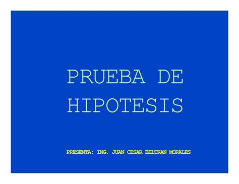 Pdf Introducción A Las Pruebas De Hipótesis Pdfslidenet