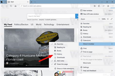 How To Customize The Toolbar In Microsoft Edge Images And Photos Finder