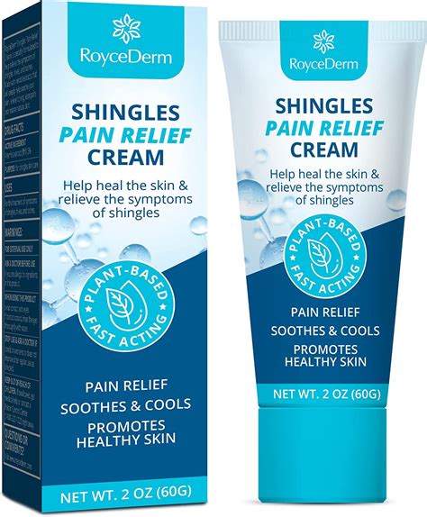 Roycederm Shingles Pain Relief Cream Shingles Treatment Shingles