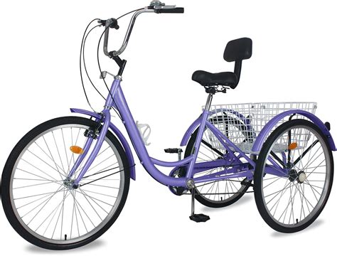 Buy Adult Tricycles 7 Speed Adult Trikes 24 Inch 3 Wheel Bikes Three