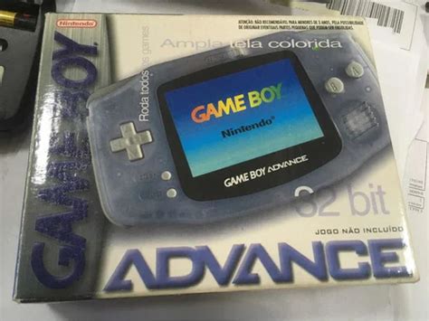 Cv Nintendo Game Boy Advance Glacier Console Br