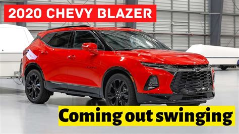 2020 Chevy Blazer Review Coming Out Swinging Youtube