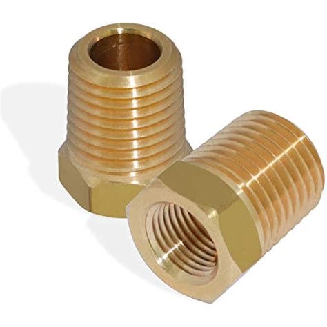 14 Inch Npt Male Thread To 18 Female Brass Pipe Fitting Reducing Hex