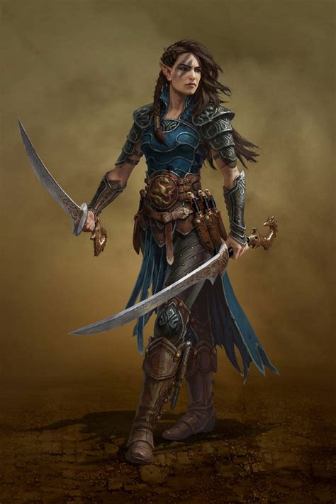 Elven Swiftblade Heroic Fantasy Fantasy Warrior Fantasy Rpg Fantasy