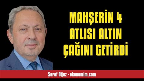 ŞEREF OĞUZ MAHŞERİN 4 ATLISI ALTIN ÇAĞINI GETİRDİ SESLİ KÖŞE YAZISI