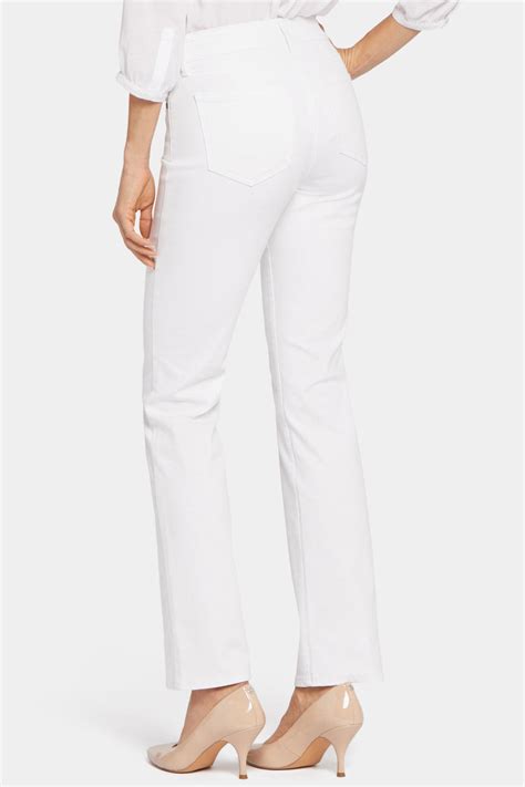 Marilyn Straight Jeans Optic White White Nydj
