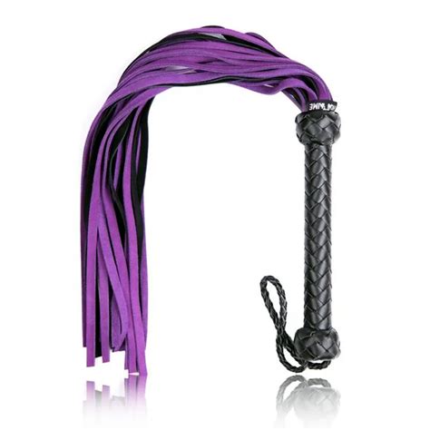 Genuine Leather Queen Whip Flogger Ass Spanking Bondage Slave Fetish Sex Products Adult Games