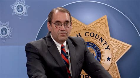 Utah County Attorney Calls For Investigation Sheriffs Resignation