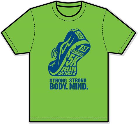Strong Body Strong Mind t-shirt - Strong Body, Strong Mind 5k