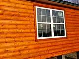 Images of Log Cabin Look Wood Siding